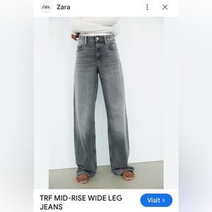 Zara Mid Rise Jean